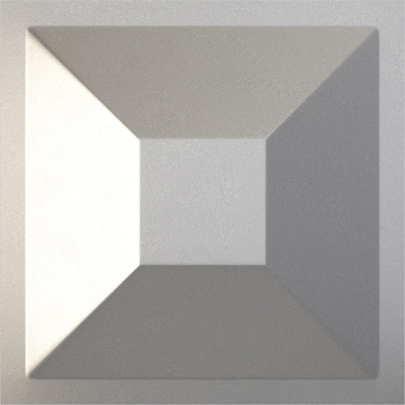 Ekena Millwork 11 7/8in. W x 11 7/8in. H Diane EnduraWall Decorative 3D Wall Panel Covers 0.98 Sq. Ft. WP12X12DICST